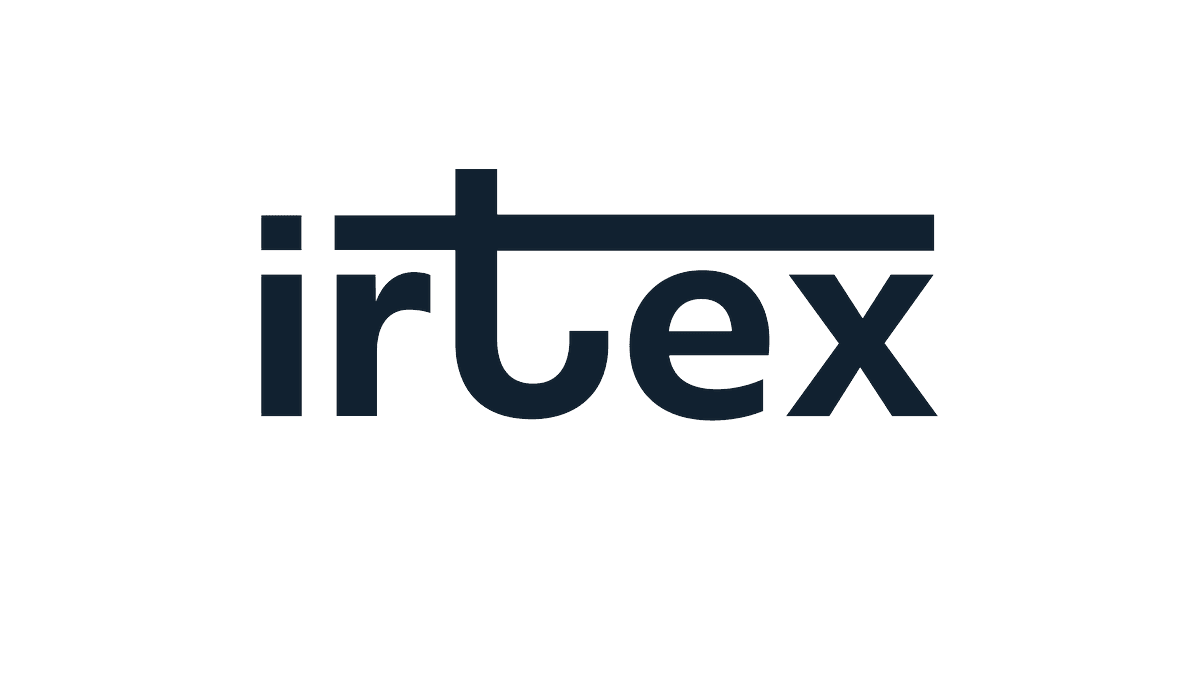 logo irtex blue