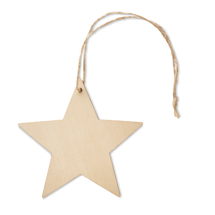 ESTY – Decorazione a forma di stella in legno MDF