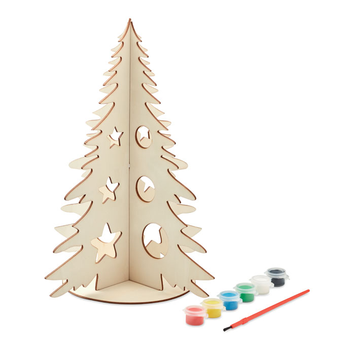TREE AND PAINT – Albero di Natale fai da te da colorare