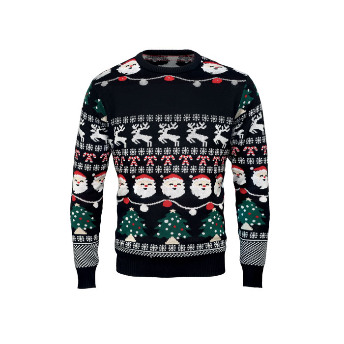 SHAMIS – Knitted sweater with 10 LED lights, S/M