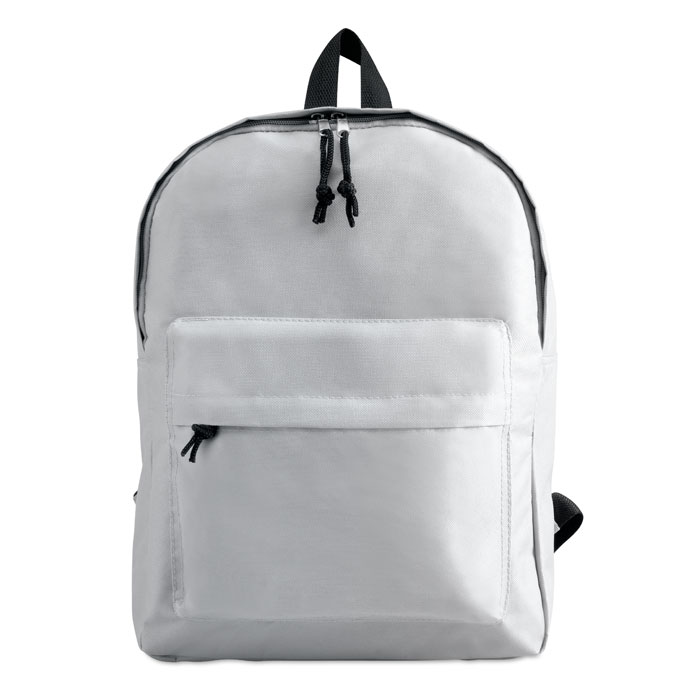 BAPAL – Zaino con tasca esterna a zip in poliestere 600D