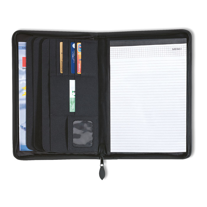 PRIME – Zipped A4 conference folder with notepad
