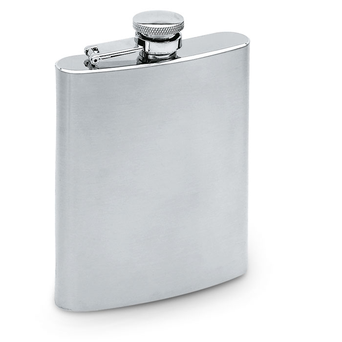 SLIMMY FLASK – Slim 200 ml hip flask, satin finish