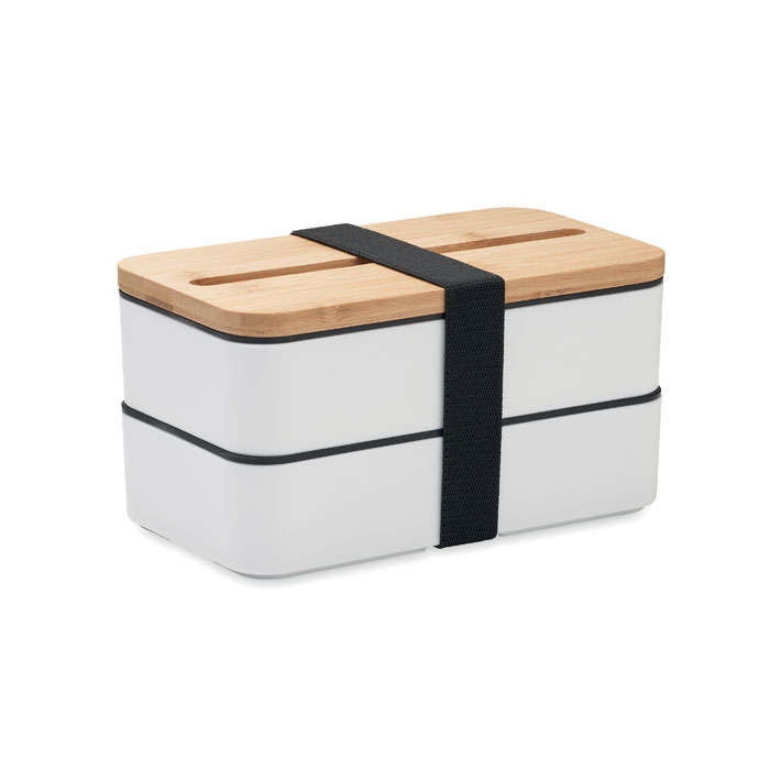 WINT – Portapranzo a due livelli con posate incluse