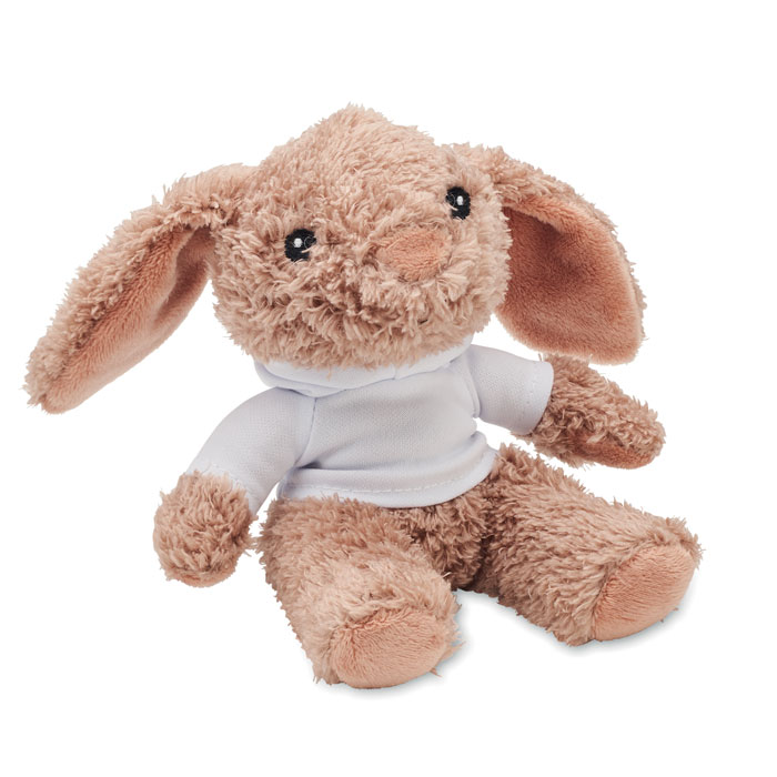 BUNNY – Peluche coniglietto con maglione e cappuccio