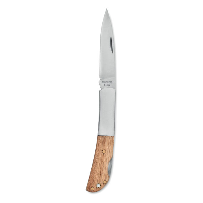 SKARP – Folding knife with an acacia handle