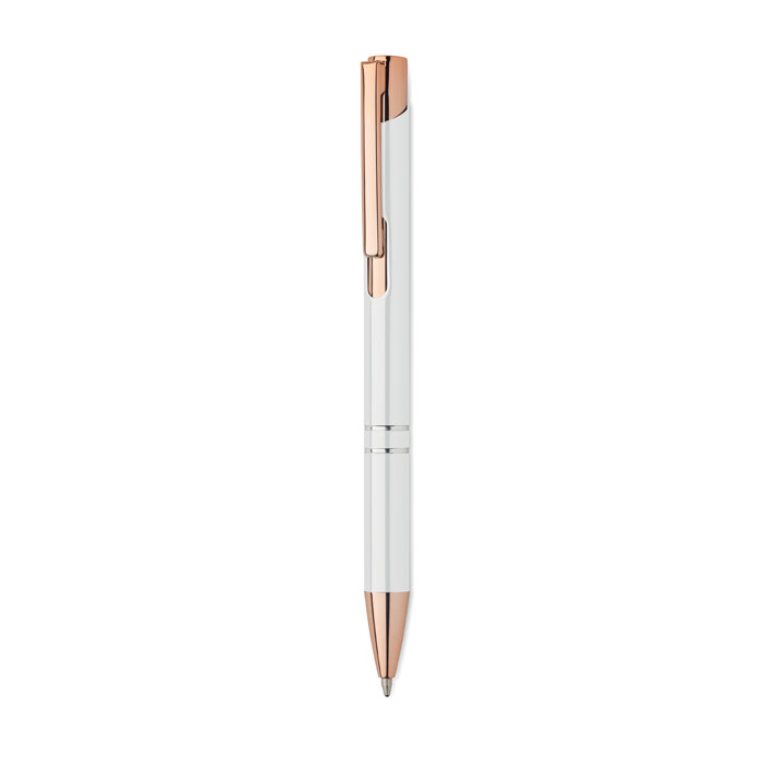 BERN ROSE – Penna push button con dettagli rose gold