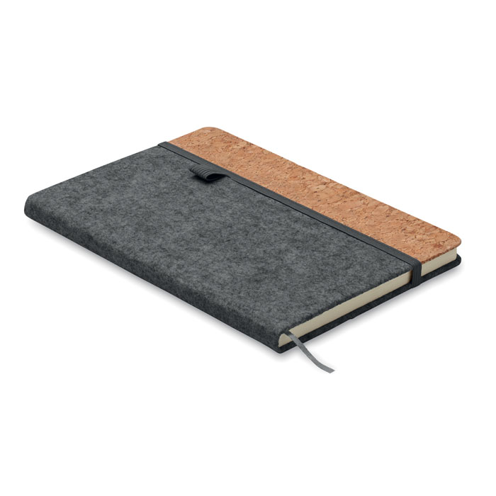 CORKBOOK – A5 notebook with cork and felt cover