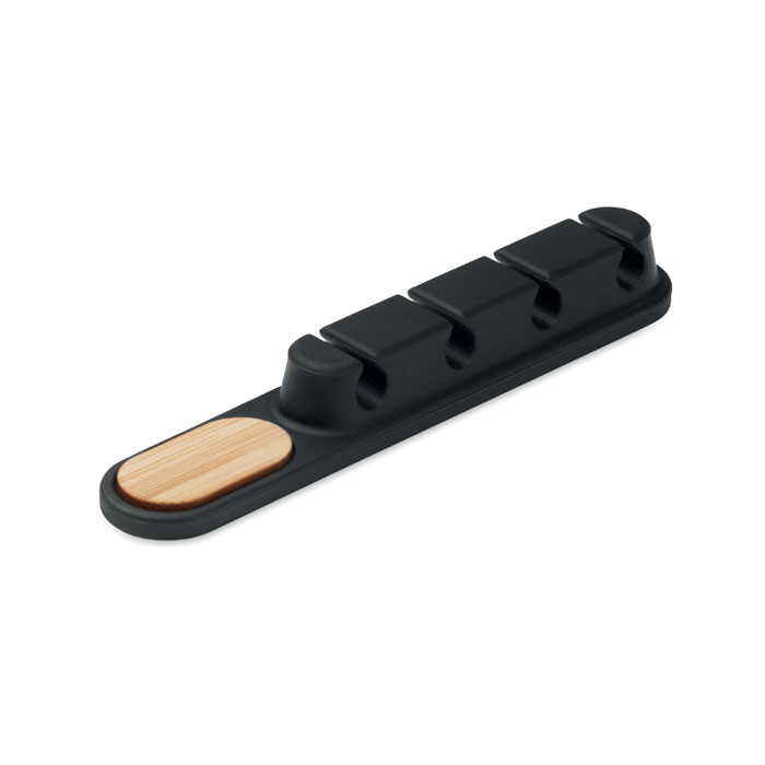 ORDER – Organizzatore cavi in silicone e bambù