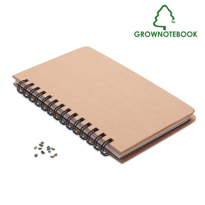 GROWNOTEBOOK™ – Notebook piantabile con semi di pino