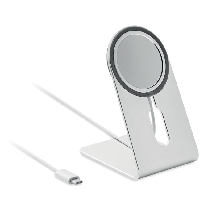 MELIS – Magnetic aluminium charger with stand