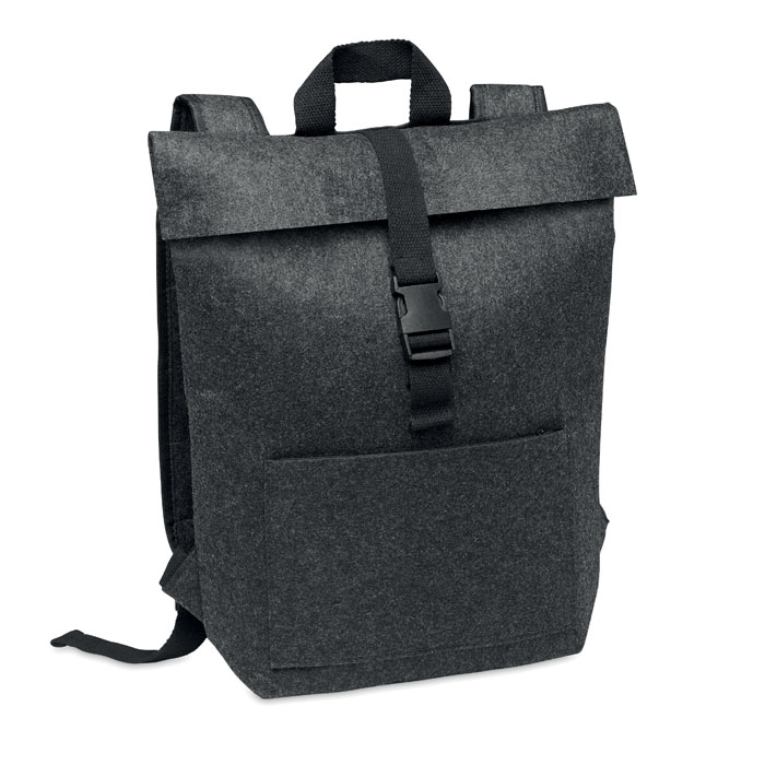 INDICO PACK – Zaino in feltro RPET con scomparto laptop