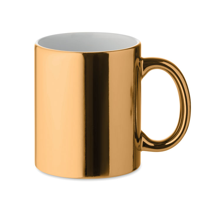 HOLLY – Ceramic mug with metallic finish
