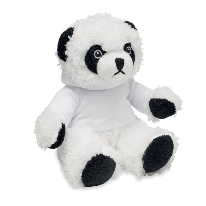 PENNY – Panda-shaped soft toy with a hood