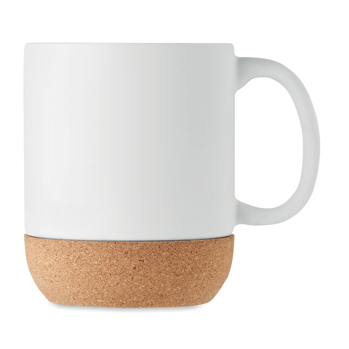 MATT – Tazza in ceramica opaca con base in sughero