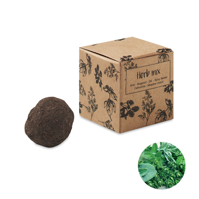 BOMBI III – Herb seed ball with mixed seeds