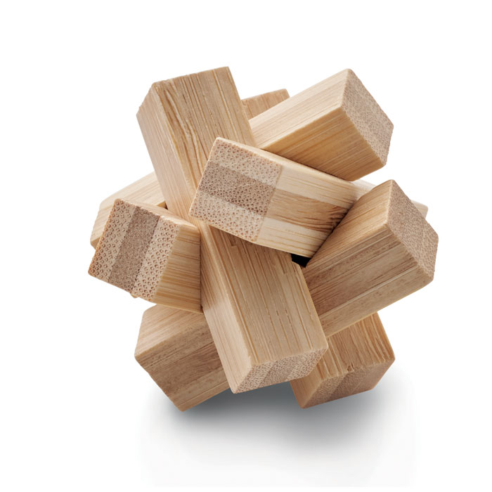 CUBENATS – Puzzle rompicapo in bambù a forma di stella