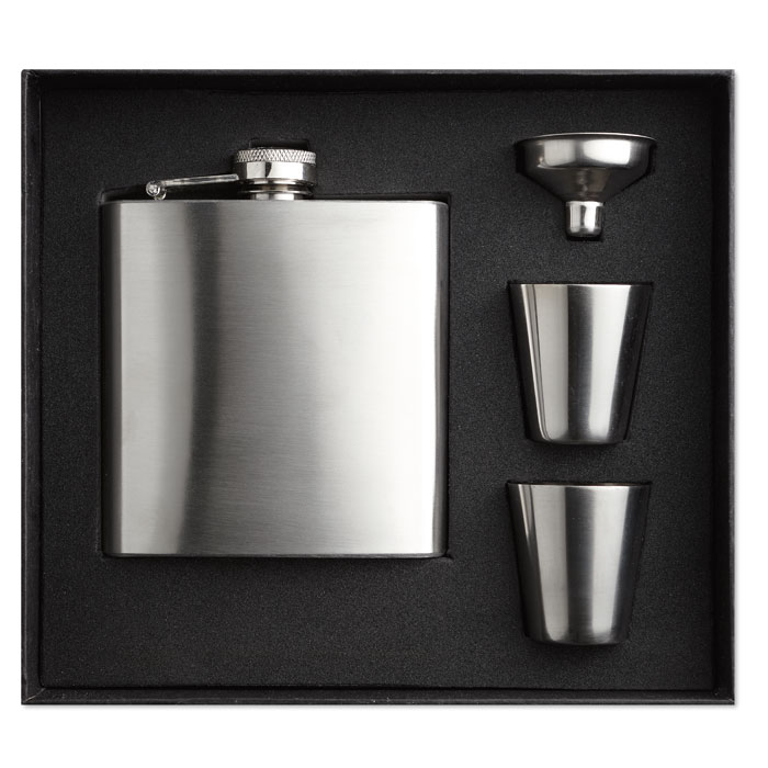 SLIMMY FLASK SET – Set fiaschetta con bicchierini e imbuto