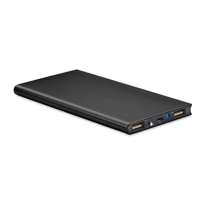 POWERFLAT8 – Power bank da 8000 mAh in alluminio