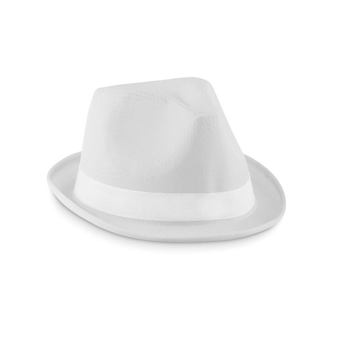 WOOGIE – Polyester straw hat with white band