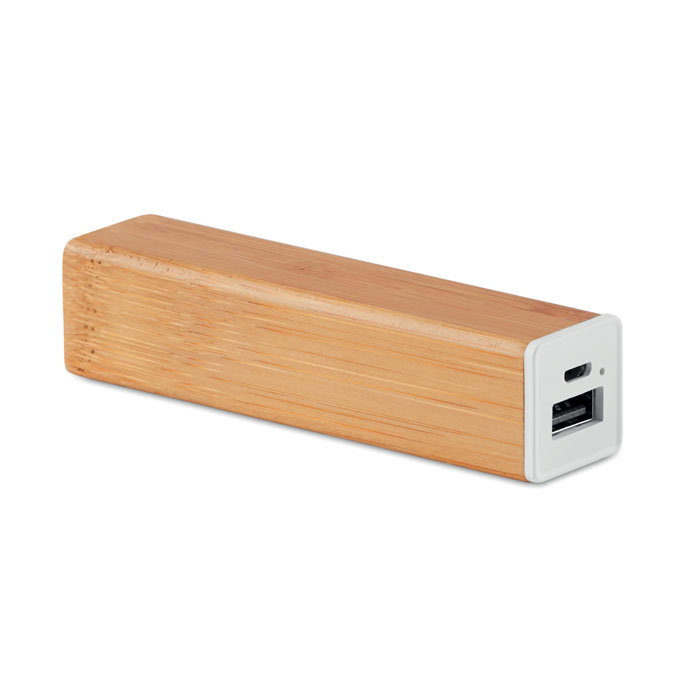POWERBAM – Compact bamboo powerbank 2200 mAh