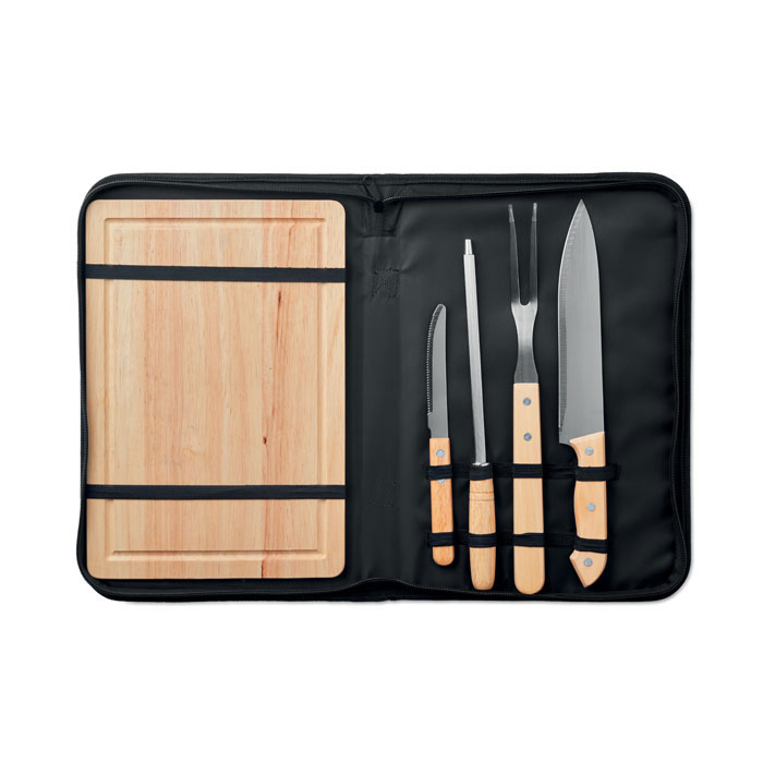 GRILLE – Set 4 accessori BBQ in acciaio inox con custodia