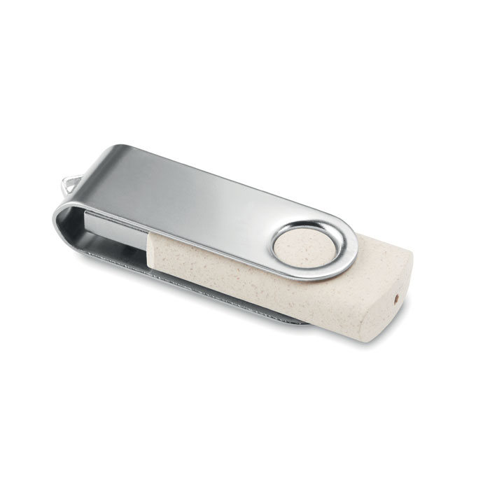 TECHMATE+ – 16GB USB stick made from straw and PP
