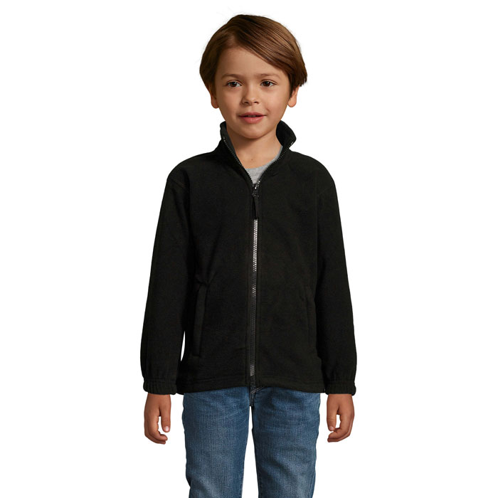 NORTH KIDS – Giacca in pile per bambini a doppio collo