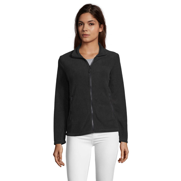 NORMAN WOMEN – Women's plain fleece jacket, 220 gsm