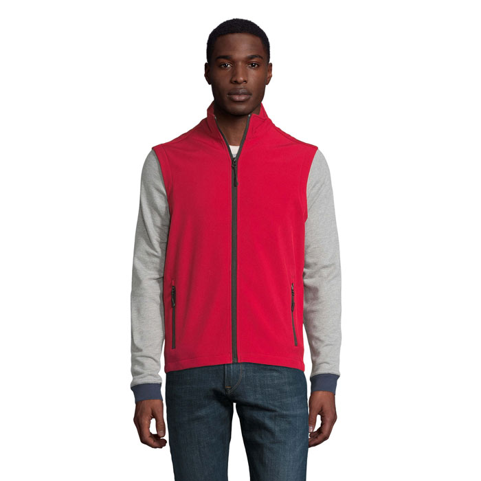 RACE BW MEN – Gilet softshell uomo con fodera in pile