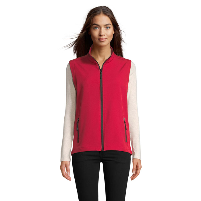 RACE BW WOMEN – Gilet softshell donna con tasche con zip