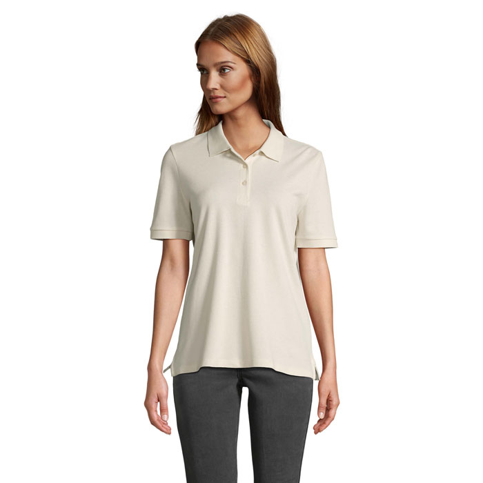 PACIFIC WOMEN – Polo donna comfort fit in cotone pettinato