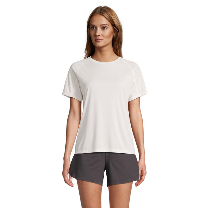 VORTEX WOMEN – T-shirt donna raglan in poliestere riciclato