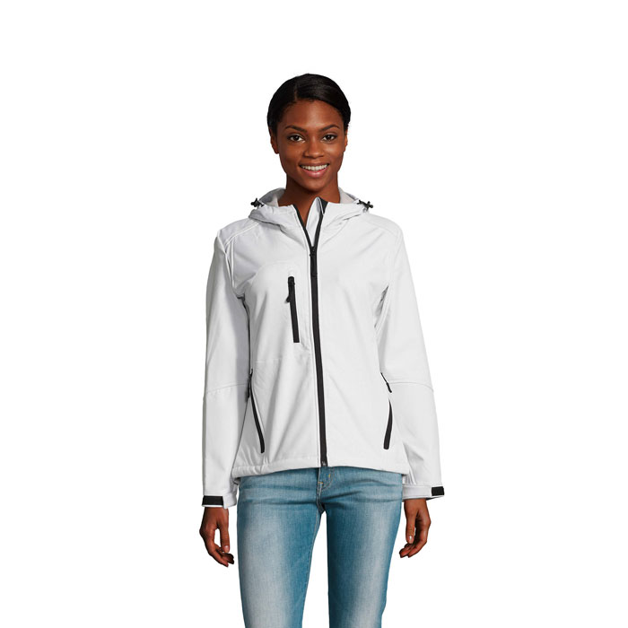 REPLAY WOMEN – Women's hooded softshell jacket, waterproof