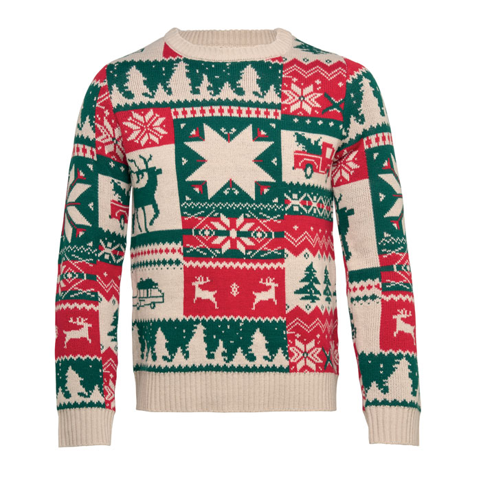 SHIMIS – Acrylic Christmas jumper, size S–M