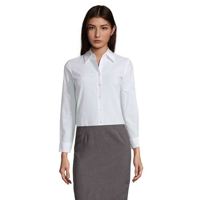 EMBASSY – Women's oxford shirt with fitted cut