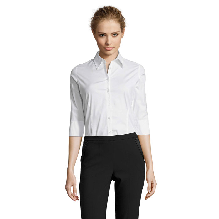 EFFECT – Women’s stretch shirt with 3/4 sleeves