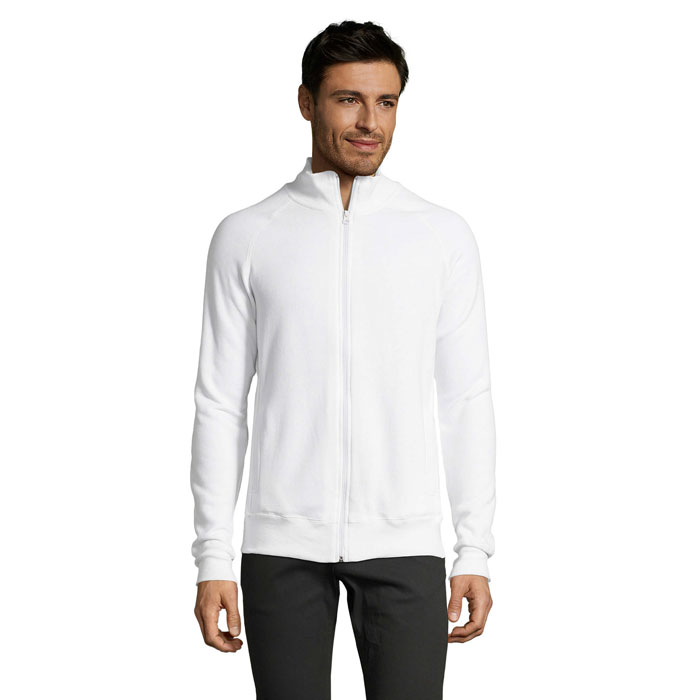 SUNDAE – Zipped jacket in brushed fleece