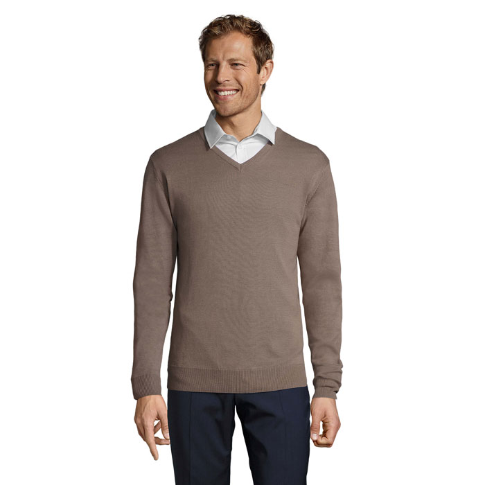 GALAXY MEN – V-neck sweater with set-in sleeves