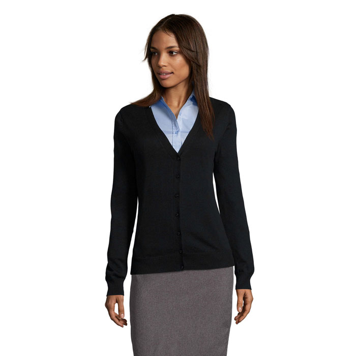 GOLDEN WOMEN – Women’s V-neck knitted cardigan